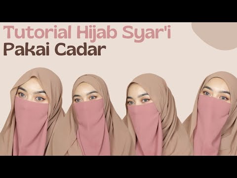 Hijab Syar'i Pakai Cadar Untuk Lebaran