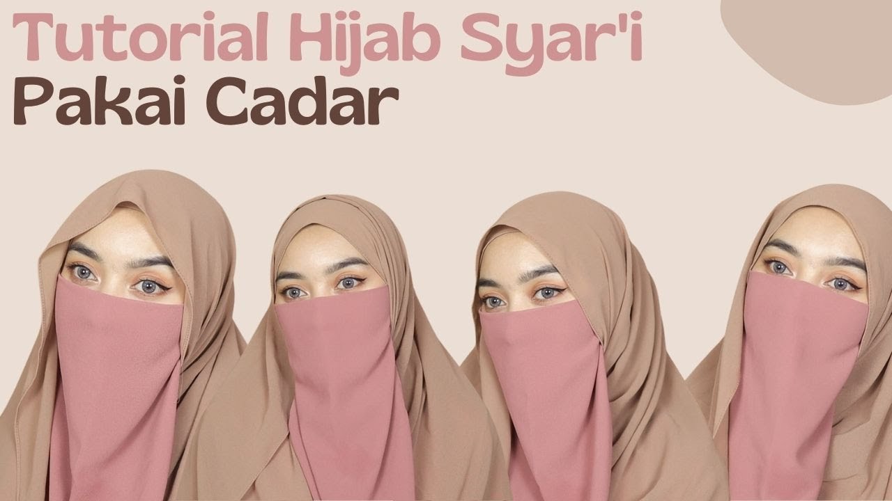 Hijab Syar'i Pakai Cadar Untuk Lebaran