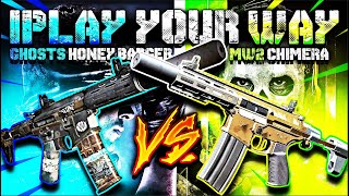 Ghosts Honey Badger vs. MW2 Chimera (iPlay Your Way)