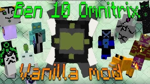 BEN 10 in Vanilla Minecraft | 9 Aliens! | Omnitrix in Only one Command