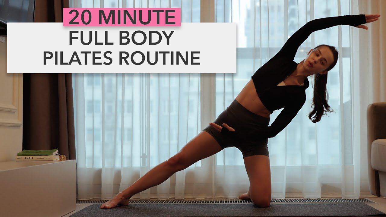 Full Body Pilates Workout at Home / no equipment / no repeats - YouTube