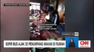 Sopir Bus Ajak 30 Penumpang Makan Di Rumah