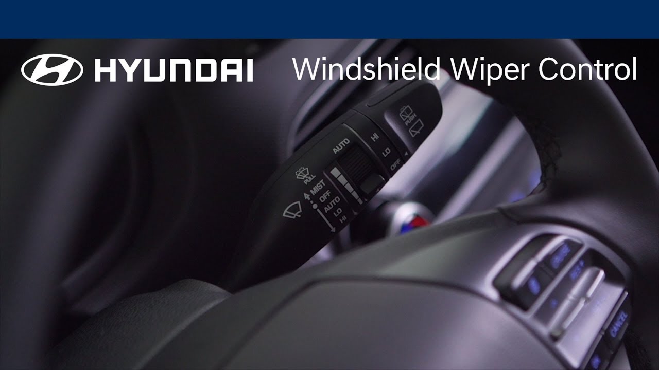 Understanding Windshield Wiper Controls | Hyundai
