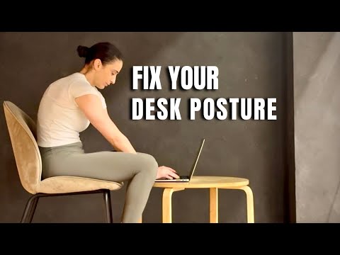 Fix Desk Posture (Stop Rounded Shoulders & Forward Head)