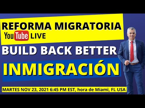 ATENCIÓN! La Reforma En Manos del Senado | Build Back Better Act - YouTube