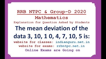 The mean deviation of the data 3, 10, 1 0, 4, 7, 10, 5 is: