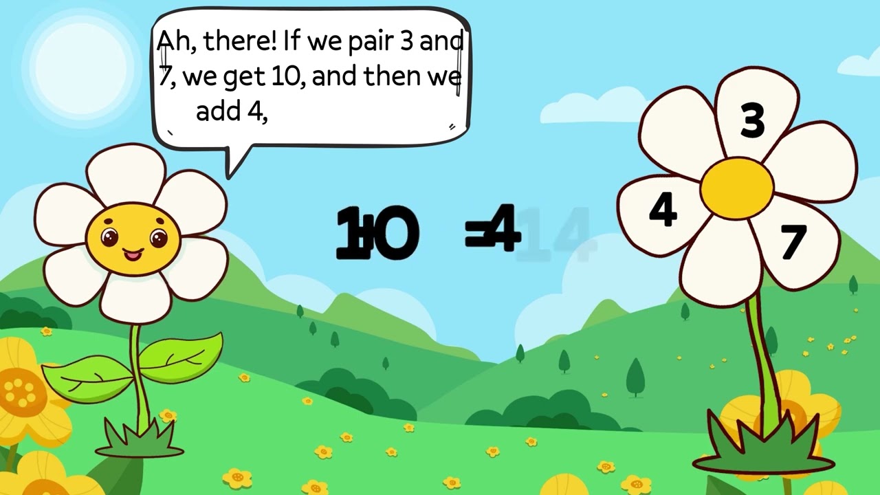 2D Animated Kids Math Video | Addition Using Completion