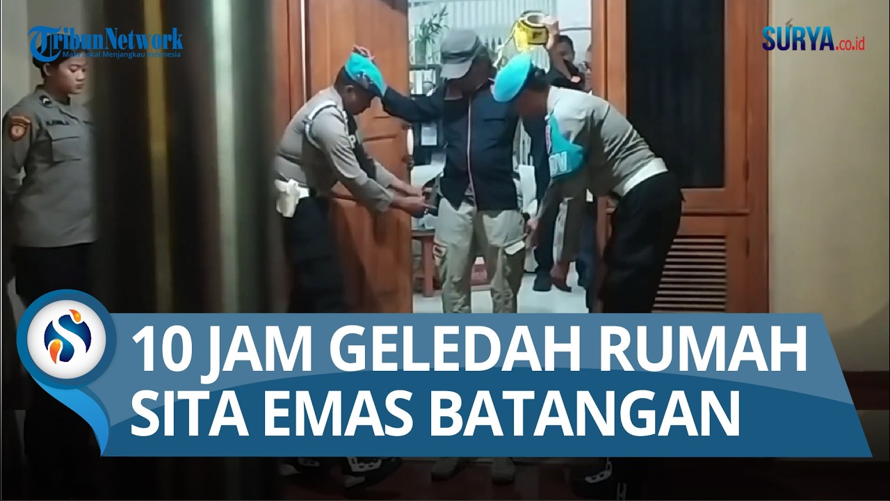 10 Jam Geledah Rumah Mewah di Surabaya, Bareskrim Polri Menyita Barang Bukti Emas Batangan