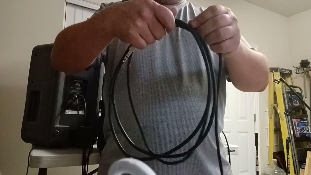 How to properly wind up audio cables YouTube