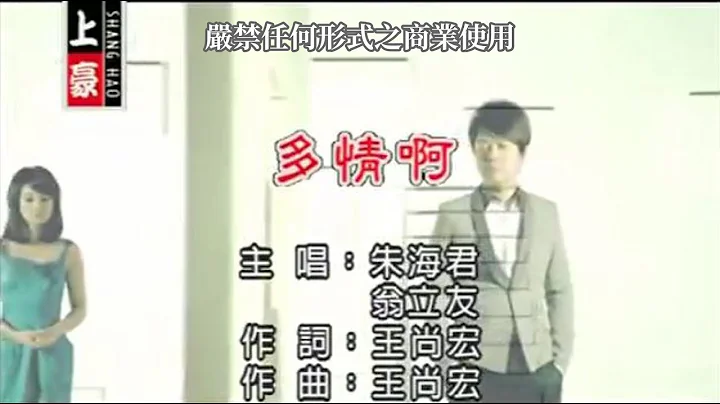 朱海君VS翁立友-多情啊(官方KTV版) - 天天要聞