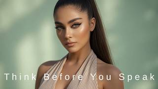 Think Before You Speak – Deep Meaningful Song (Official Lyric Video)