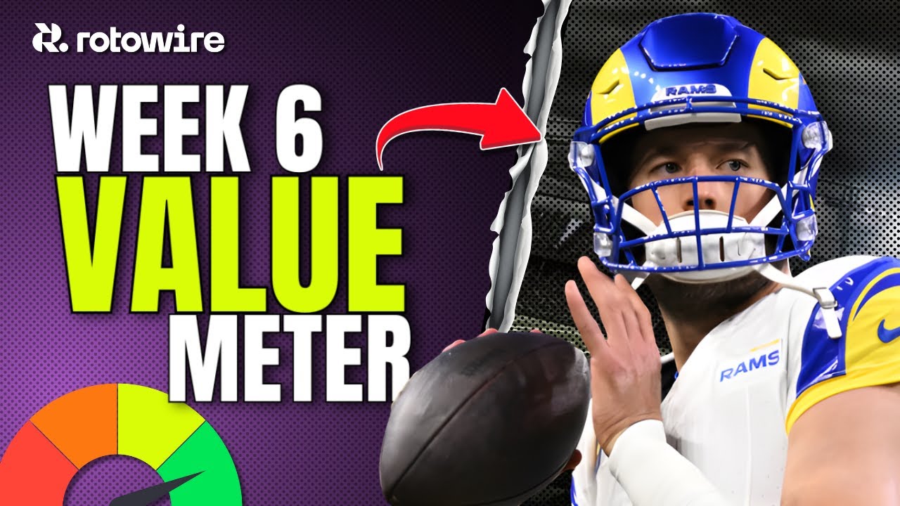 Рейтинги фэнтези-футбола за 6-ю неделю (включая стартовые и посадочные места)