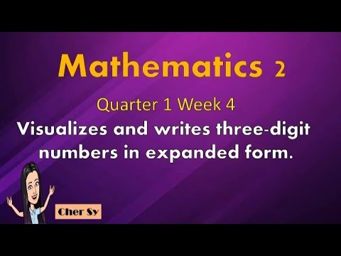 GRADE 2 MATHEMATICS Visualizes and write 3 -digit numbers in Expanded ...