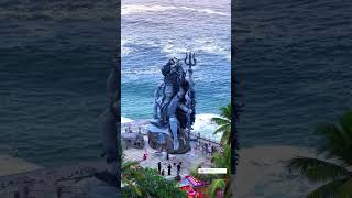 অঝিমালা শিব মন্দির | কেরালার সমুদ্রতীরের ৫৮ ফুট উঁচু শিব মূর্তি | Azhimala Shiva Temple