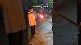 Bapak Anak Beradu Api Obor pawaiobor