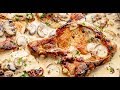 Pork Chops with Creamy Mushroom Sauce