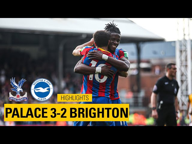 Zaha faz golaço e Crystal Palace busca empate contra o Brighton pelo Inglês  