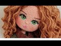 Örgü bebekler de sol  göz işlemesi (crohet doll left eye Tutorial)