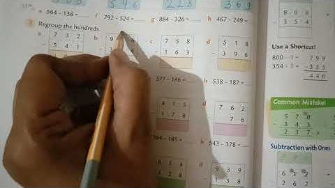 Class 3 | Maths Unit 3 | Subtraction Exercise 3B