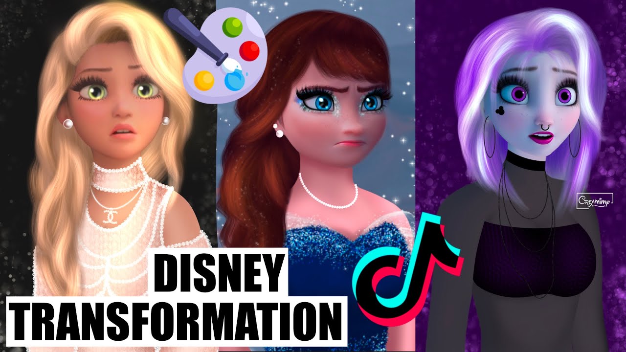Best Off Princesse Disney Glowup Transformation Frozen