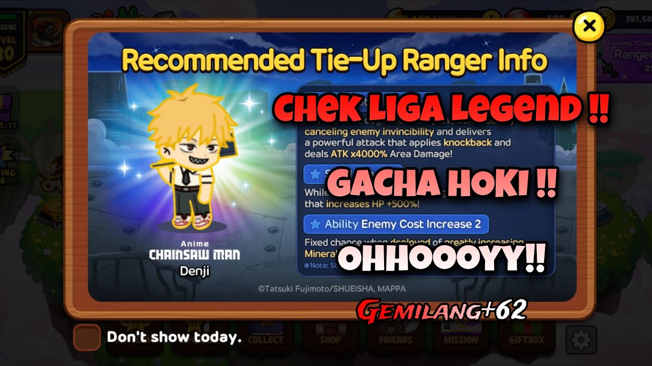 OHOYYY!!! Lucky Gacha Before Make Tierlist !! ✨✨ Line Rangers X  Chainsaw Man !! ✨✨ August 2025