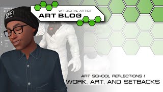 WRArtBlog020 - ArtSchoolReflections I - Work, Art and Setbacks