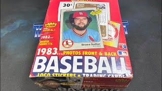 1983 FLEER BOX BREAK - IN MEMORY OF THOMAS VICK AKA TANGOVICTOR