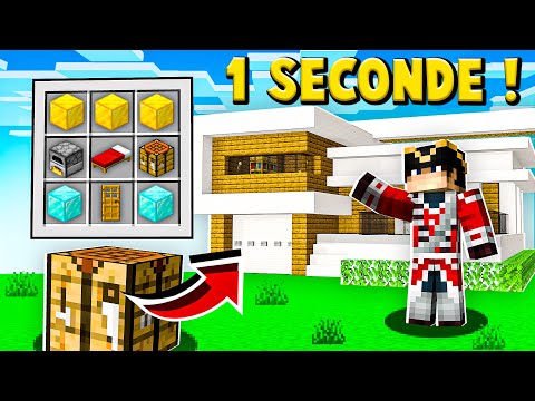 Vidéo: Comment Construire Une Maison Dans Minecraft En 1 Seconde