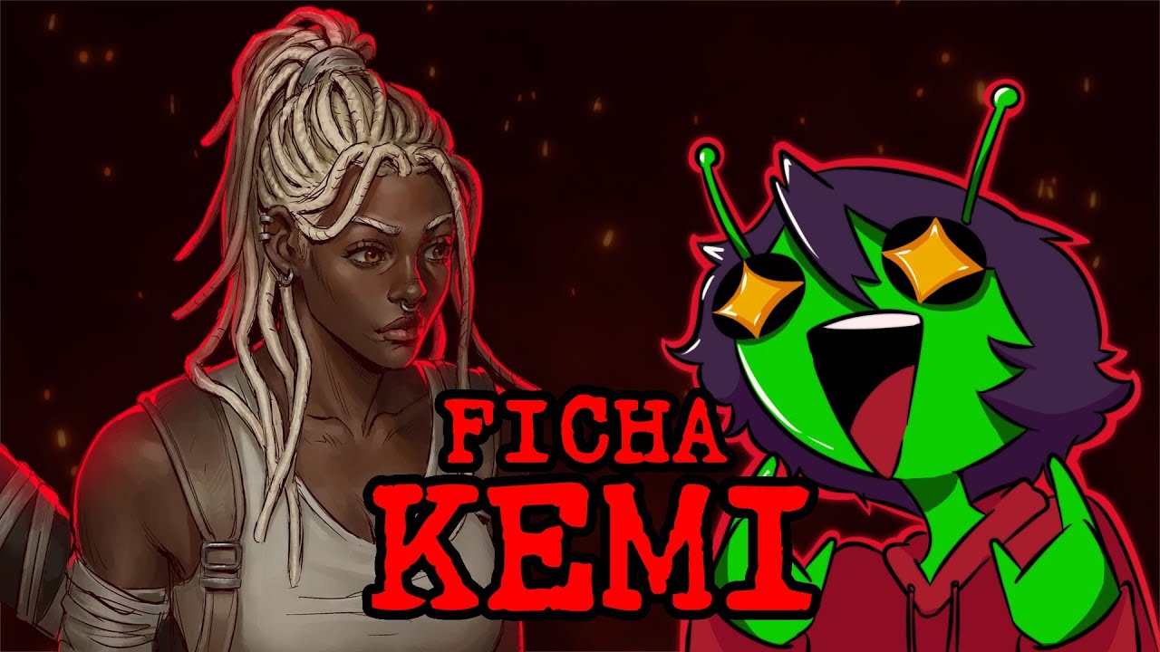 Ficha da KEMI em ORDEM PARANORMAL como atiradora de elite