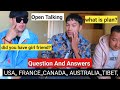 Honest question and answer  funny moments  with friends   tibetanvlogger couple young