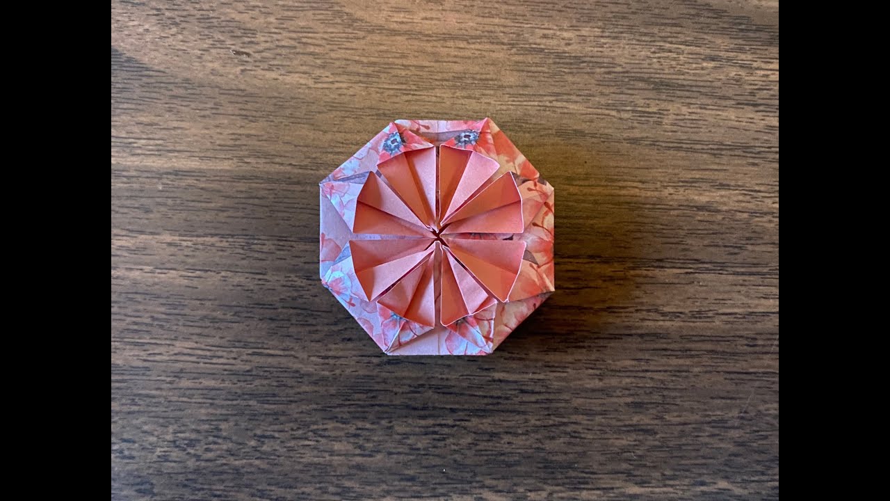 Origami Paper Chrysanthemum Flower