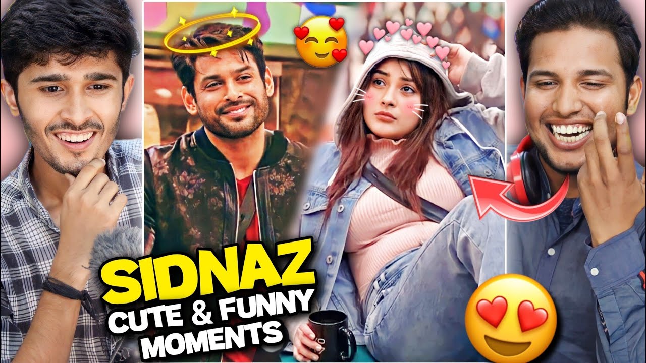 #sidnaz Sidharth Shukla & Shehnaz Gill Cutest Moments And Funny Trending Edits Reaction 😍❤️