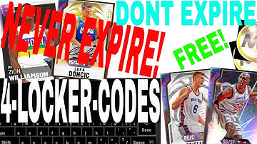 4 LOCKER CODES That NEVER EXPIRE! NBA 2K20