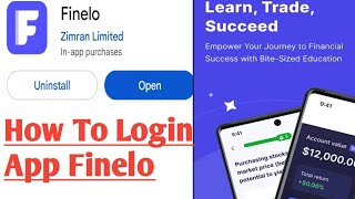 How To Login App Finelo How To Download finelo App