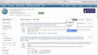 CINAHL tutorial 5. Using Limits