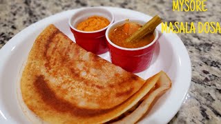 Mysore Masala Dosa || Dosa With Special Chutney || Hotel Style || Swagruha Kitchen ||