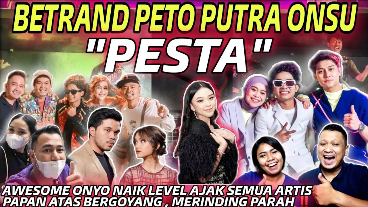 GILL4K❗KAMI TAKJUB & BAHAGIA BANGET ONYO SWEET SEVENTEEN - Betrand Peto Putra Onsu PESTA