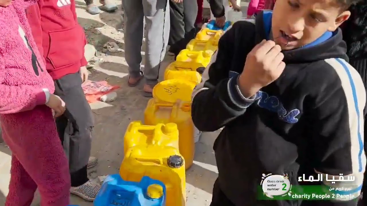 Thirst in Gaza: $275 Delivers Water to 200 Families 💧