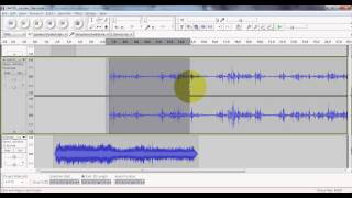 Using Audacity to make a Soundscape