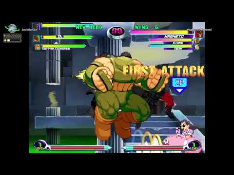 MvC2: Scrubgernaut - Sentinel Sushi Tag to Donut Dip into Frying Pan + Corridor 65% Combo 4.17.25