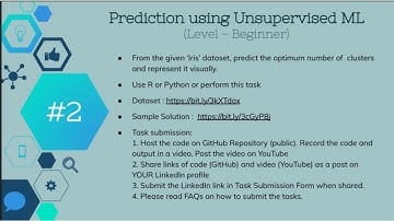 TSF Task 2 - Prediction using Unsupervised ML