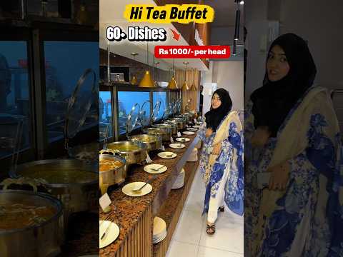 Hi Tea Buffet #muazbakhtawar #shorts #minivlog #foodreview #buffet #family vlog