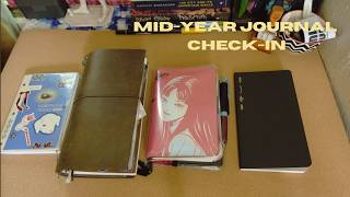 Mid-Year Journal Check-In | ★ Hobonichi, Stalogy, and Traveler's Notebook ★