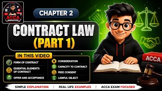 Chapter 2 : Contract Law (Part 1) ACCA Law F4 free lectures. Simple, Short and Complete from Kaplan 