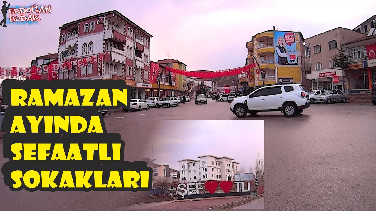 ŞEFAATLİ'DE RAMAZAN - İFTARDAN 2 SAAT ÖNCE CADDE TURU