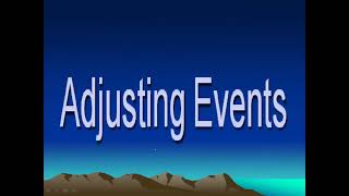 Adjusting and Non Adjusting Events- IAS10  by Sir Jef
