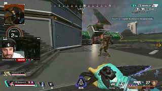 NICKMERCS COULDN'T BELIEVE SCUMP HIT THIS NASTY QUICKSCOPE IN APEX LEGENDS