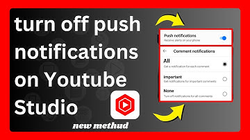 how to turn off push notifications YT Studio | turn off push notifications on YT Studio
