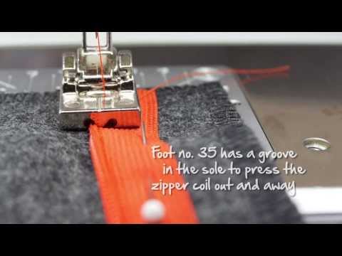 Tutorial: how to sew in an invisible zipper with the BERNINA zipper foot no. 35