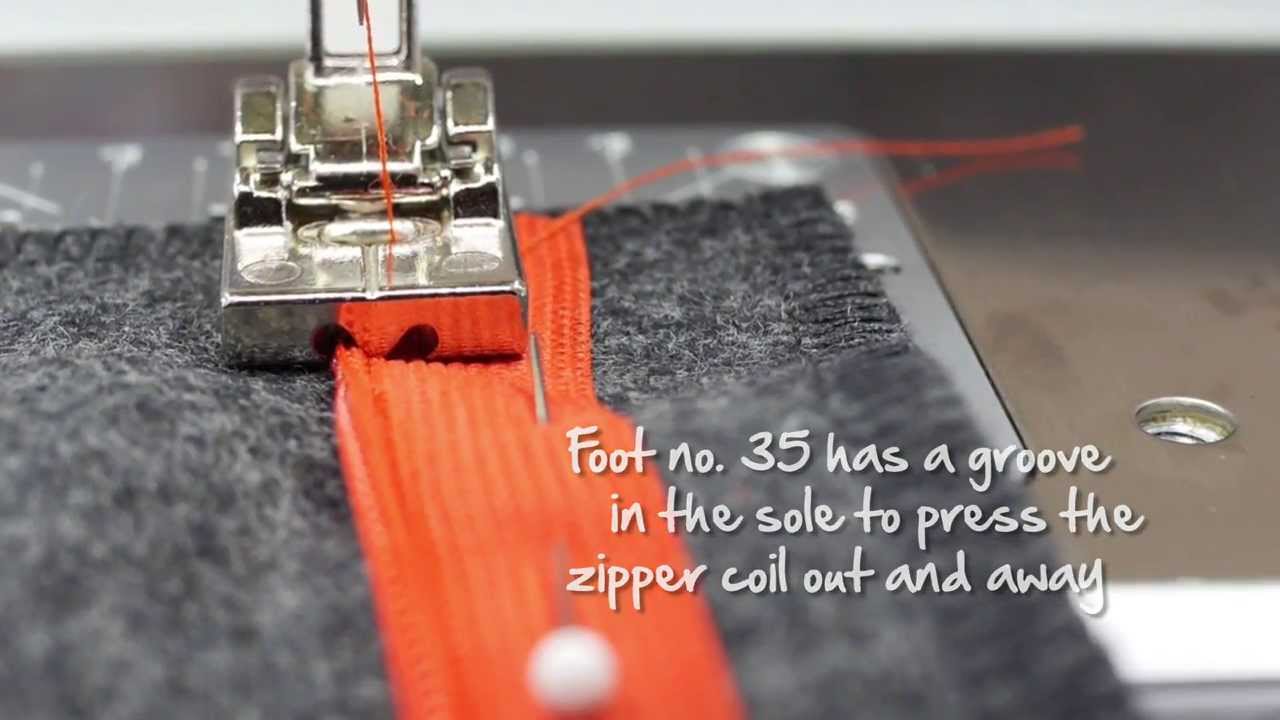 Tutorial: how to sew in an invisible zipper with the BERNINA zipper foot  no. 35 